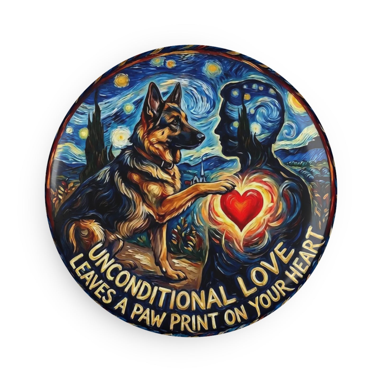 Unconditional Love Dog Magnet