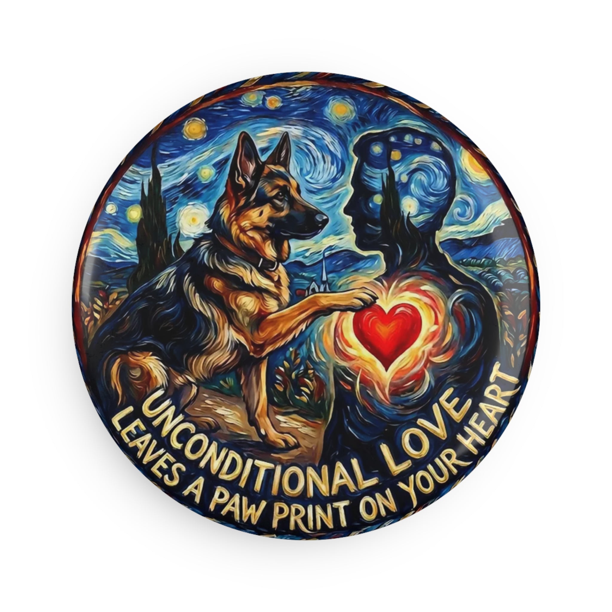 Unconditional Love Dog Magnet