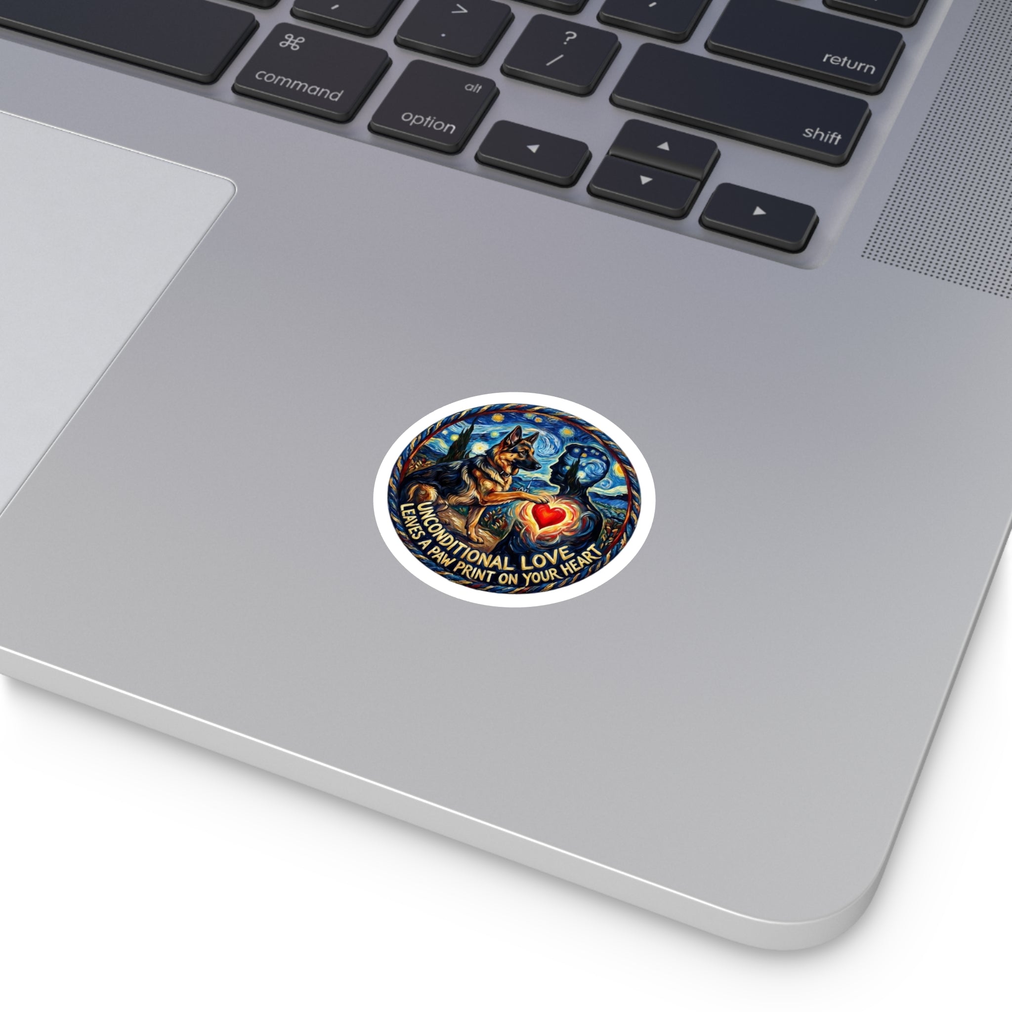 Unconditional Love Dog Sticker