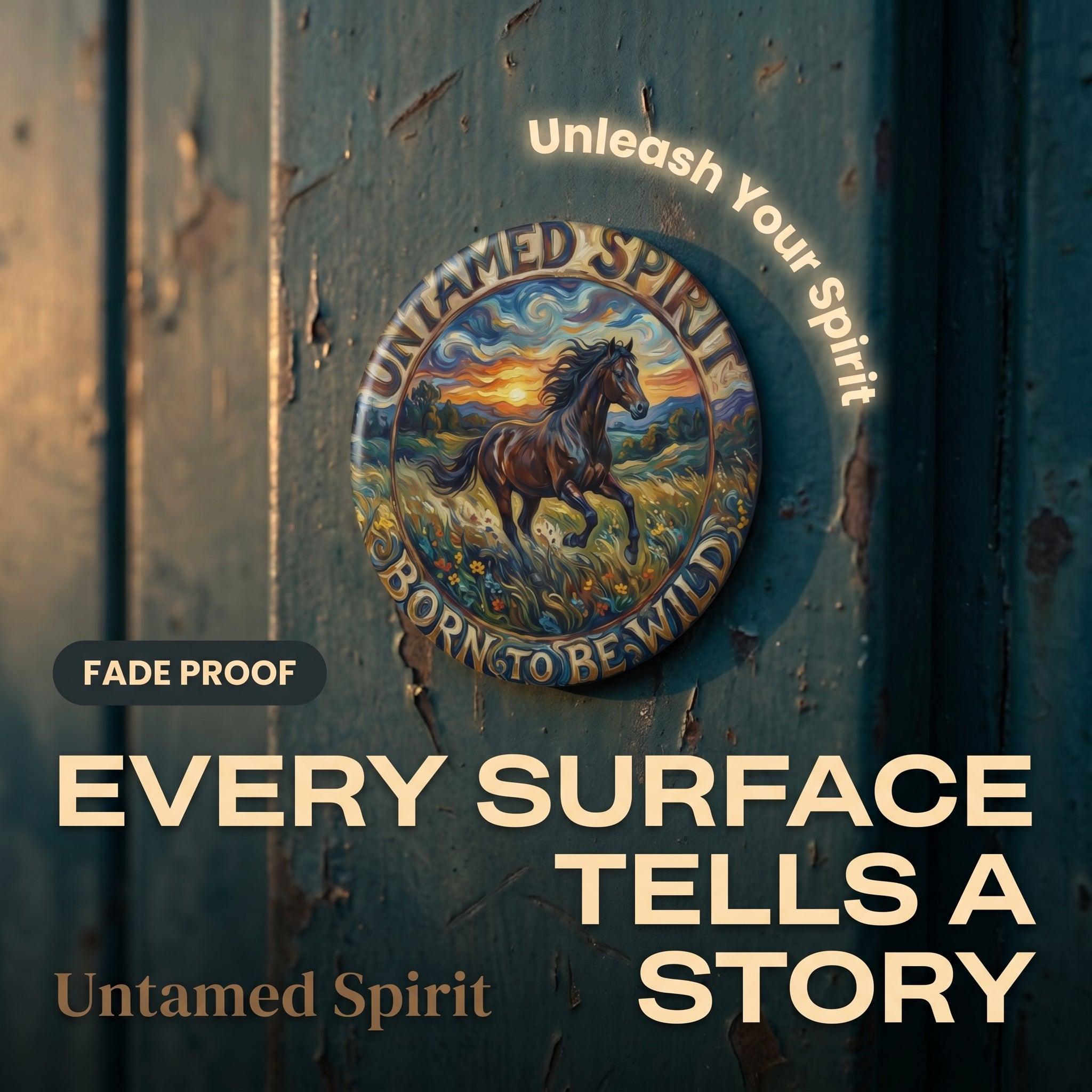 Untamed Spirit Horse Magnet