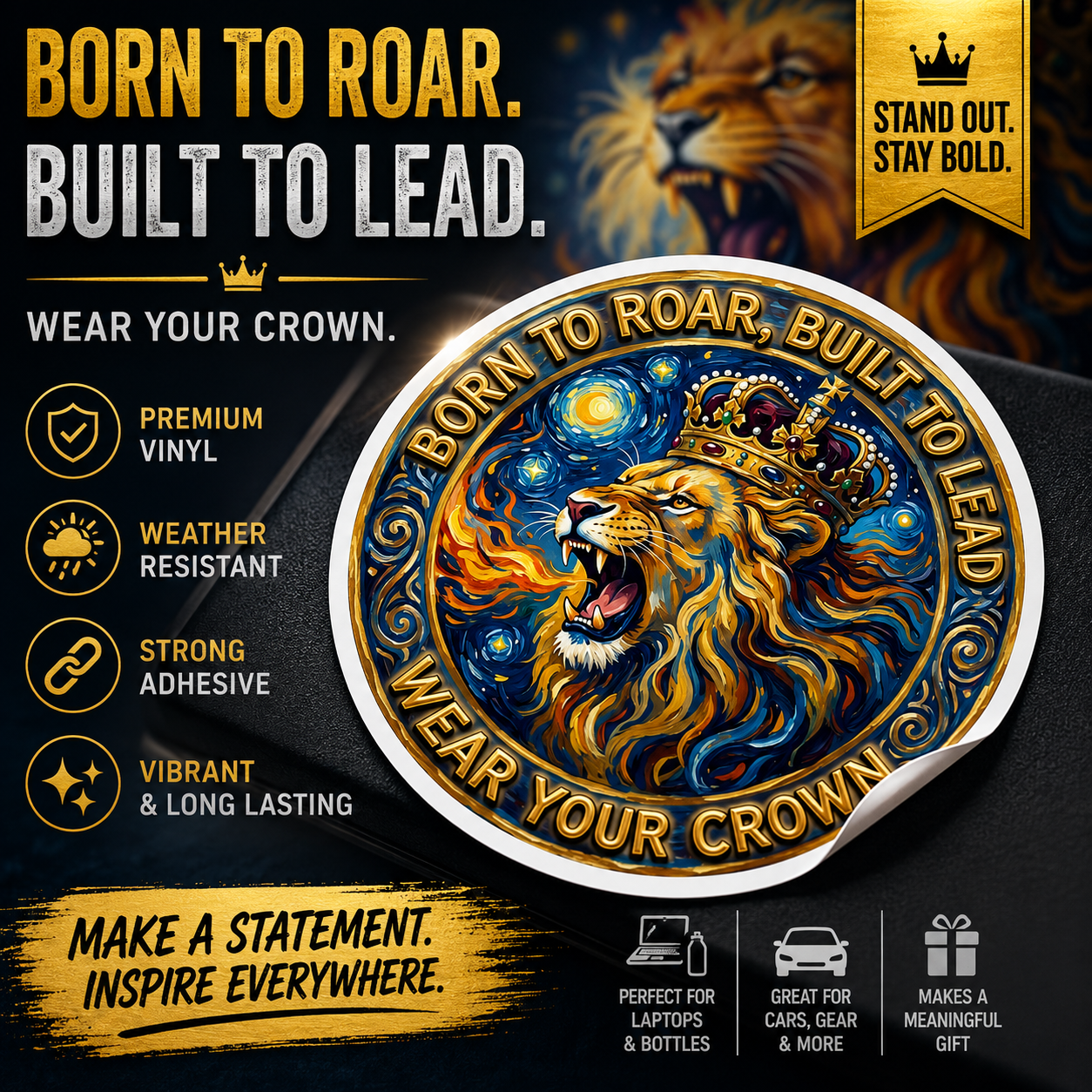 Lion’s Roar Sticker