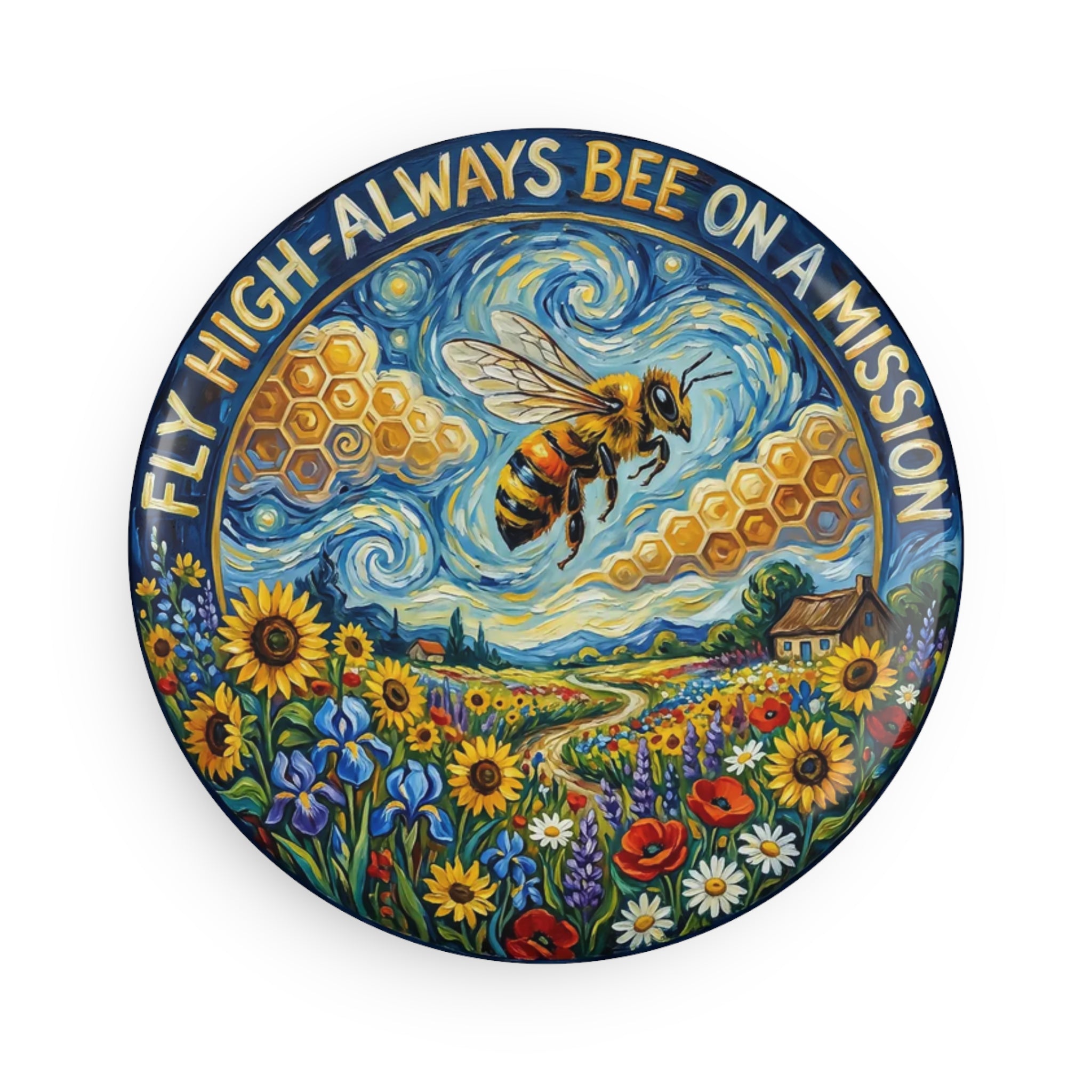 BEE On A Mission Magnet