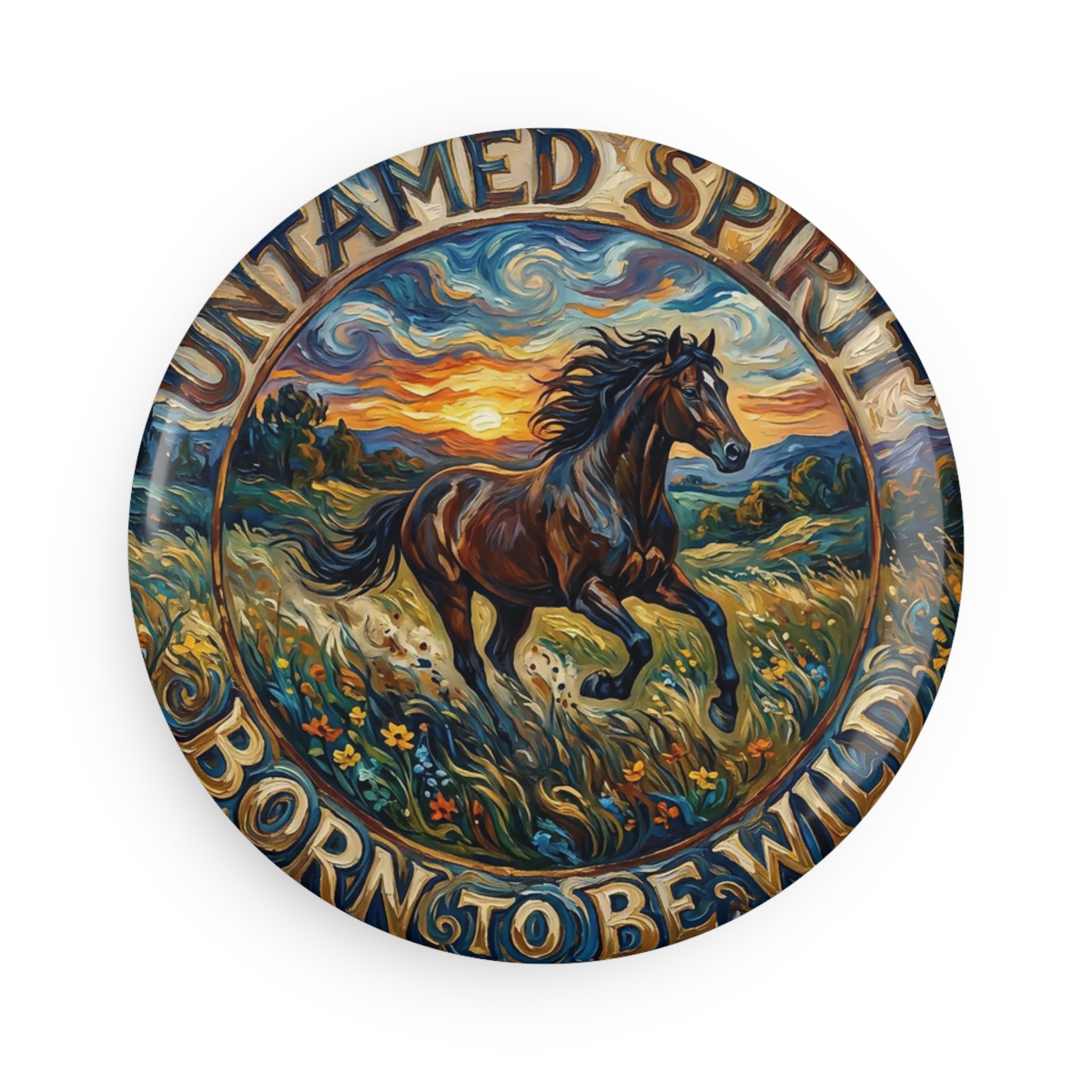 Untamed Spirit Horse Magnet