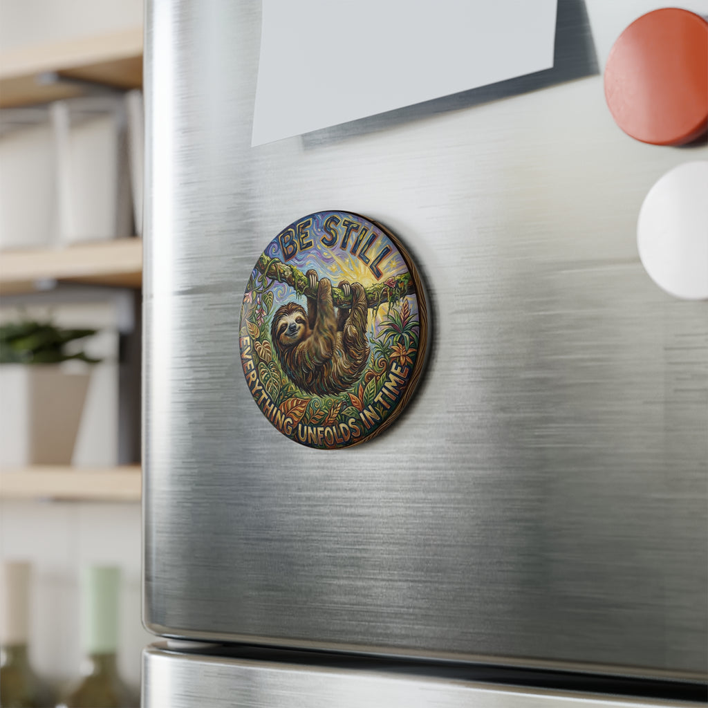 Be Still Sloth Magnet