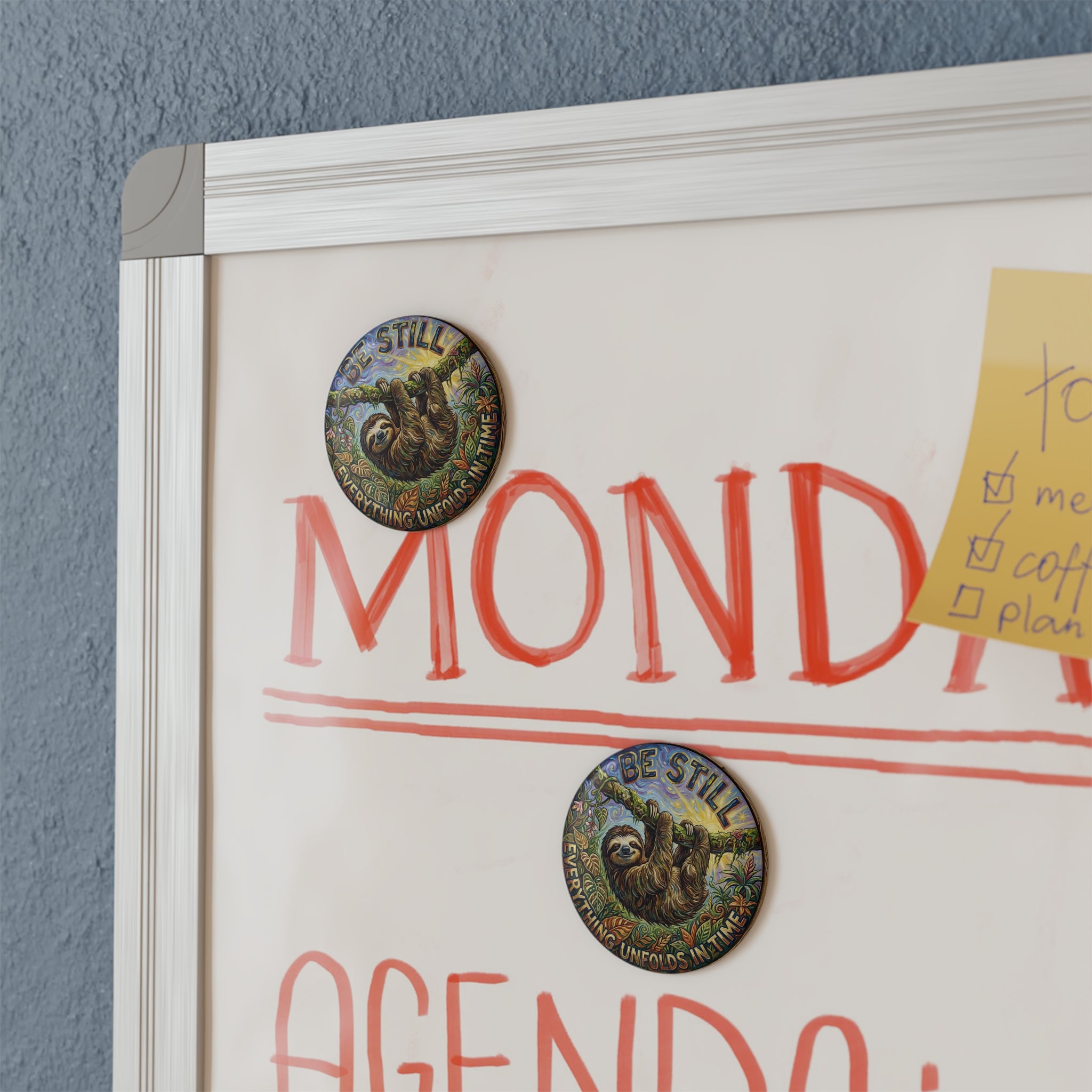 Be Still Sloth Magnet