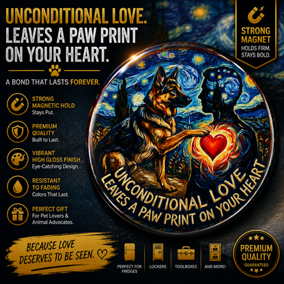 Unconditional Love Dog Magnet
