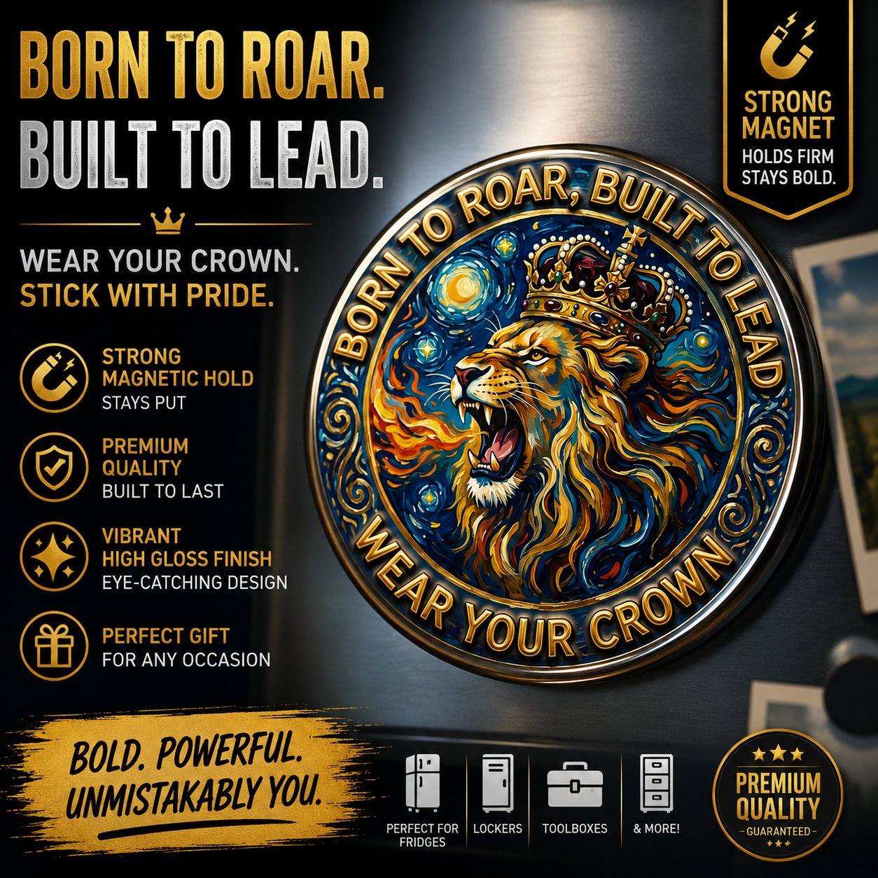 Lion’s Roar Magnet