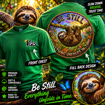 Be Still – Sloth Graphic T-Shirt