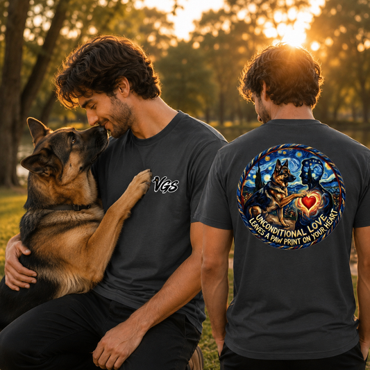 Unconditional Love – Dog Graphic T-Shirt