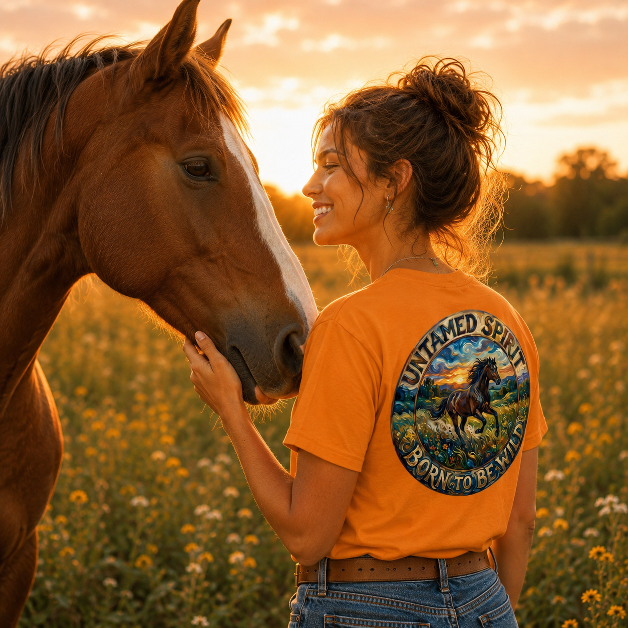 Untamed Spirit – Horse Graphic T-Shirt